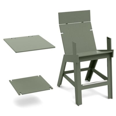 Lollygagger Outdoor Hi-rise Chair with Square Bridge