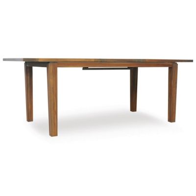 Teak Butterfly Leaf Umbrella Outdoor Extendable Dining Table