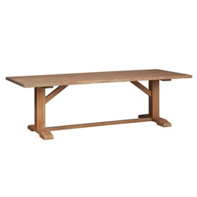 Teak Rectangular Outdoor Live Edge Dining Table