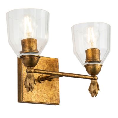 Felice Flame Finial Vanity Light