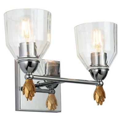 Felice Flame Finial Vanity Light