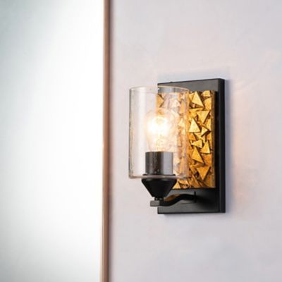 Lucas McKearn Julia Gold 1-Light Wall Sconce