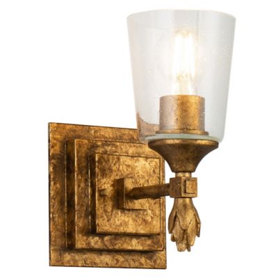 Vetiver Flame Finial Wall Sconce