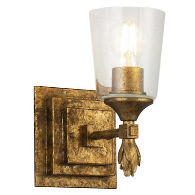 Vetiver Flame Finial Wall Sconce