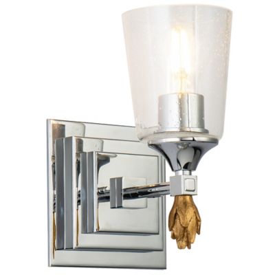 Vetiver Flame Finial Wall Sconce