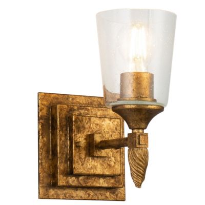 Vetiver Acorn Finial Wall Sconce
