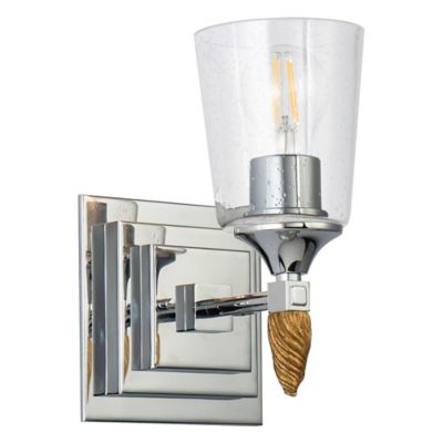 Vetiver Acorn Finial Wall Sconce
