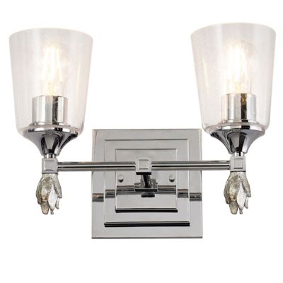 Vetiver Flame Finial Vanity Light