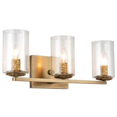Bolivar Vanity Light (Antique Brass|3 Lights) - OPEN BOX