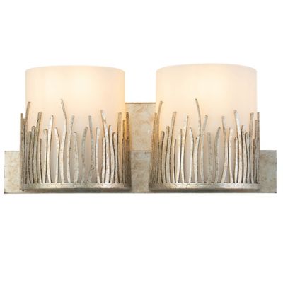 Sawgrass Vanity Light (Distressed Silver|2 light) - OPEN BOX