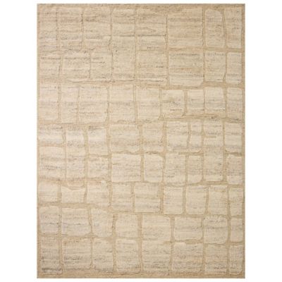 Hughes Quiet Masonry Hand-Knotted Wool Area Rug