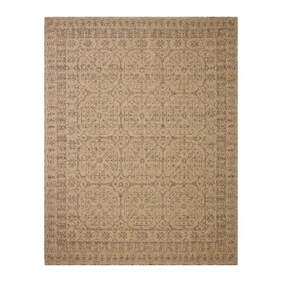 Novi Drafted Hand-Woven Wool Area Rug