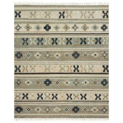 Owen Nomadic Scroll Hand-Woven Wool Area Rug
