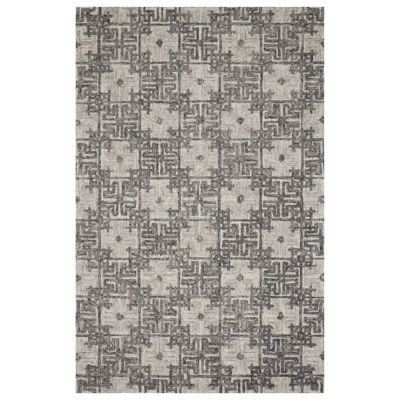 Ehren Fretwork Hand-Tufted Wool Area Rug