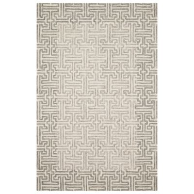 Ehren Labyrinth Hand-Tufted Wool Area Rug