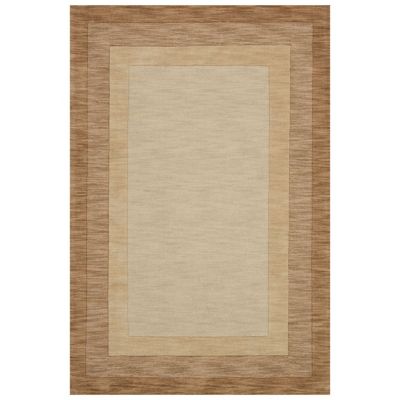 Hamilton Tonal Frame Hand-Loomed Wool Area Rug
