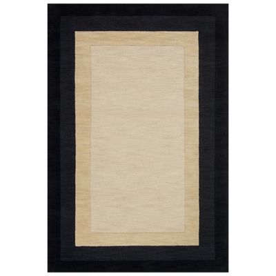 Hamilton Tonal Frame Hand-Loomed Wool Area Rug