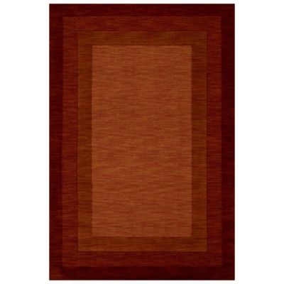 Hamilton Tonal Frame Hand-Loomed Wool Area Rug