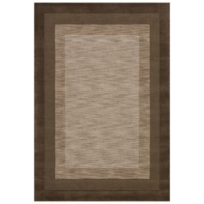 Hamilton Tonal Frame Hand-Loomed Wool Area Rug