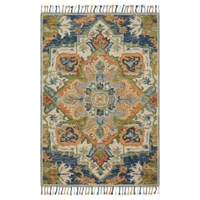 Zharah Classic Tasseled Wool Area Rug