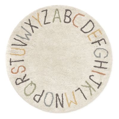 Washable Play Color and Letters Rug