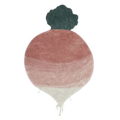 Ramona the Radish Washable Area Rug