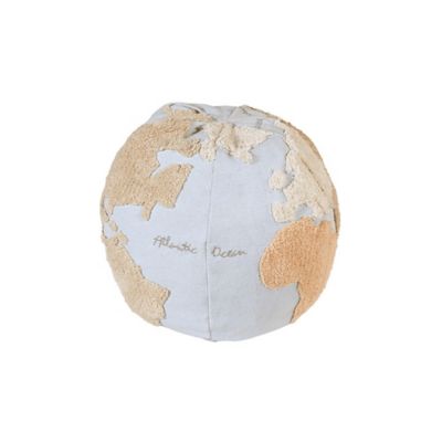 World Map Pouf