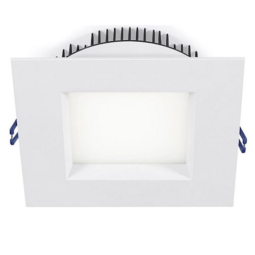 Regressed Plenum 6 inch LED Square Trim(White/3000)-OPEN BOX