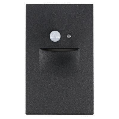 Vertical LED Outdoor Step Light with Motion Sensor and Photocell