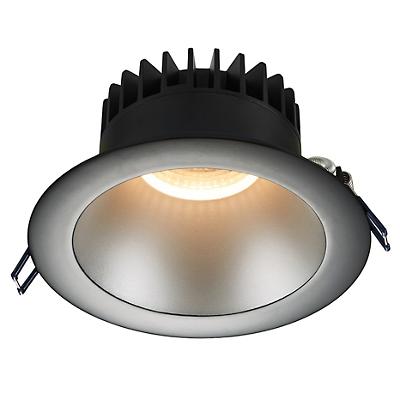 Deep Regressed 8-Inch Round High Output LED Recessed Trim