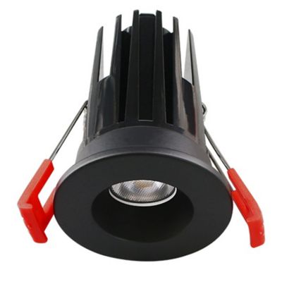 Recessed 24 degree Trim w/ Integral Driver(Black|L)-OPEN BOX