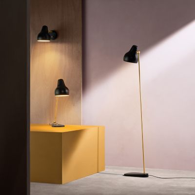 Shown in Black finish, lit, in use