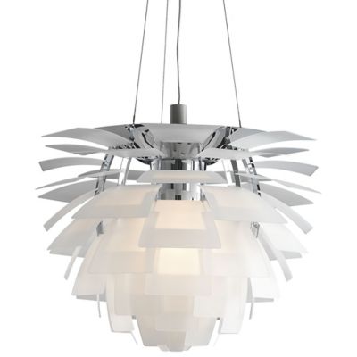 PH Artichoke Glass Chandelier