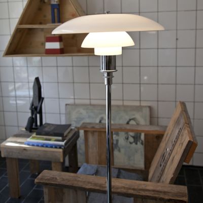 Louis Poulsen PH 3½-2 ½ Floor Lamp, Chrome