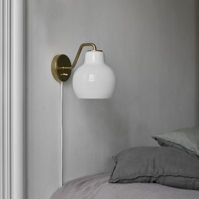 Shown in Satin Polished Brass finish, 1 Light, in use