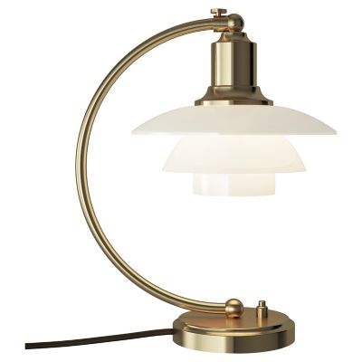 Louis Poulsen PH 2/1 table lamp, metallised brass
