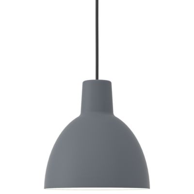 Toldbod Cone Pendant (Blue Grey|10 In) - OPEN BOX