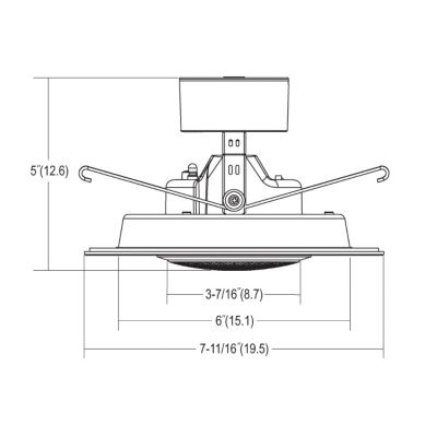 bluetooth speaker recessed light