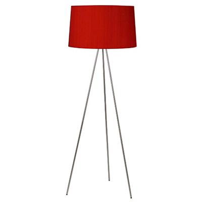 Weegee Floor Lamp by Lights Up!(Red Dupioni)-OPEN BOX RETURN