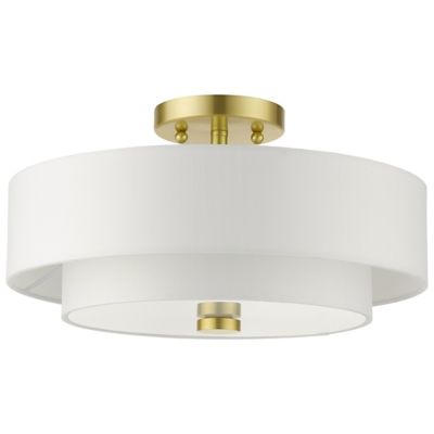 Maureen Double Semi-Flushmount