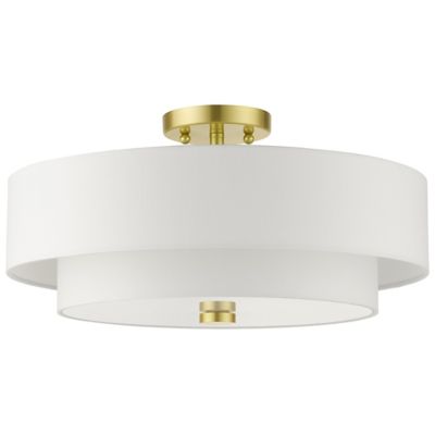 Maureen Double Semi-Flushmount
