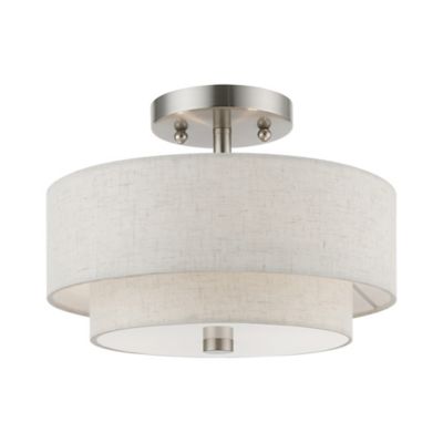 Maureen Double Semi-Flushmount