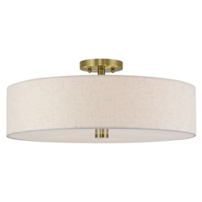 Maureen Wide Semi Flushmount