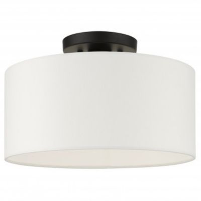 Maureen Tall Shade Semi Flushmount