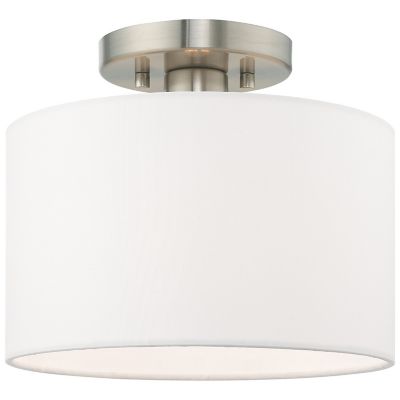 Maureen Tall Shade Semi Flushmount