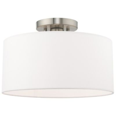 Maureen Tall Shade Semi Flushmount