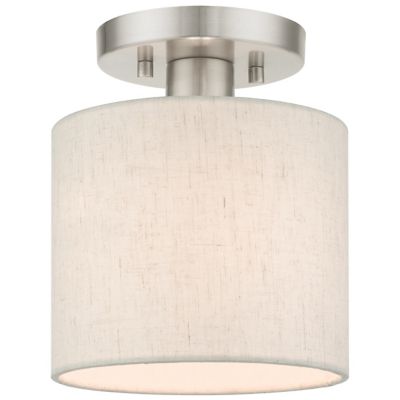 Maureen Tall Shade Semi Flushmount