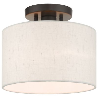 Maureen Tall Shade Semi Flushmount