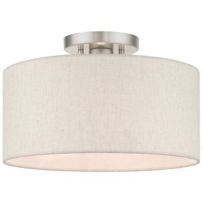 Maureen Tall Shade Semi Flushmount