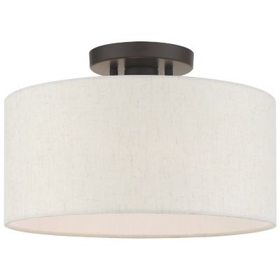 Maureen Tall Shade Semi Flushmount